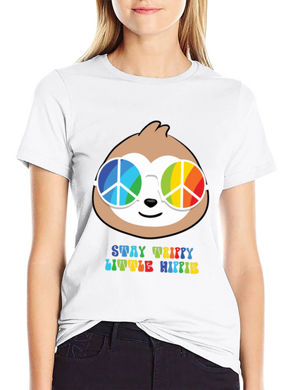Camiseta Hombre Stay Trippy Little Hippie