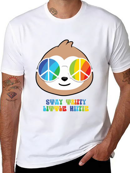Camiseta Hombre Stay Trippy Little Hippie
