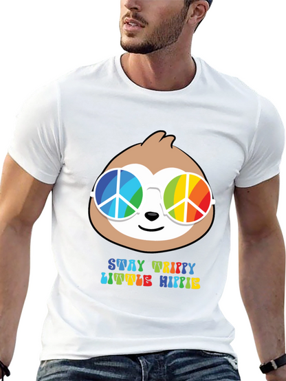 Camiseta Hombre Stay Trippy Little Hippie