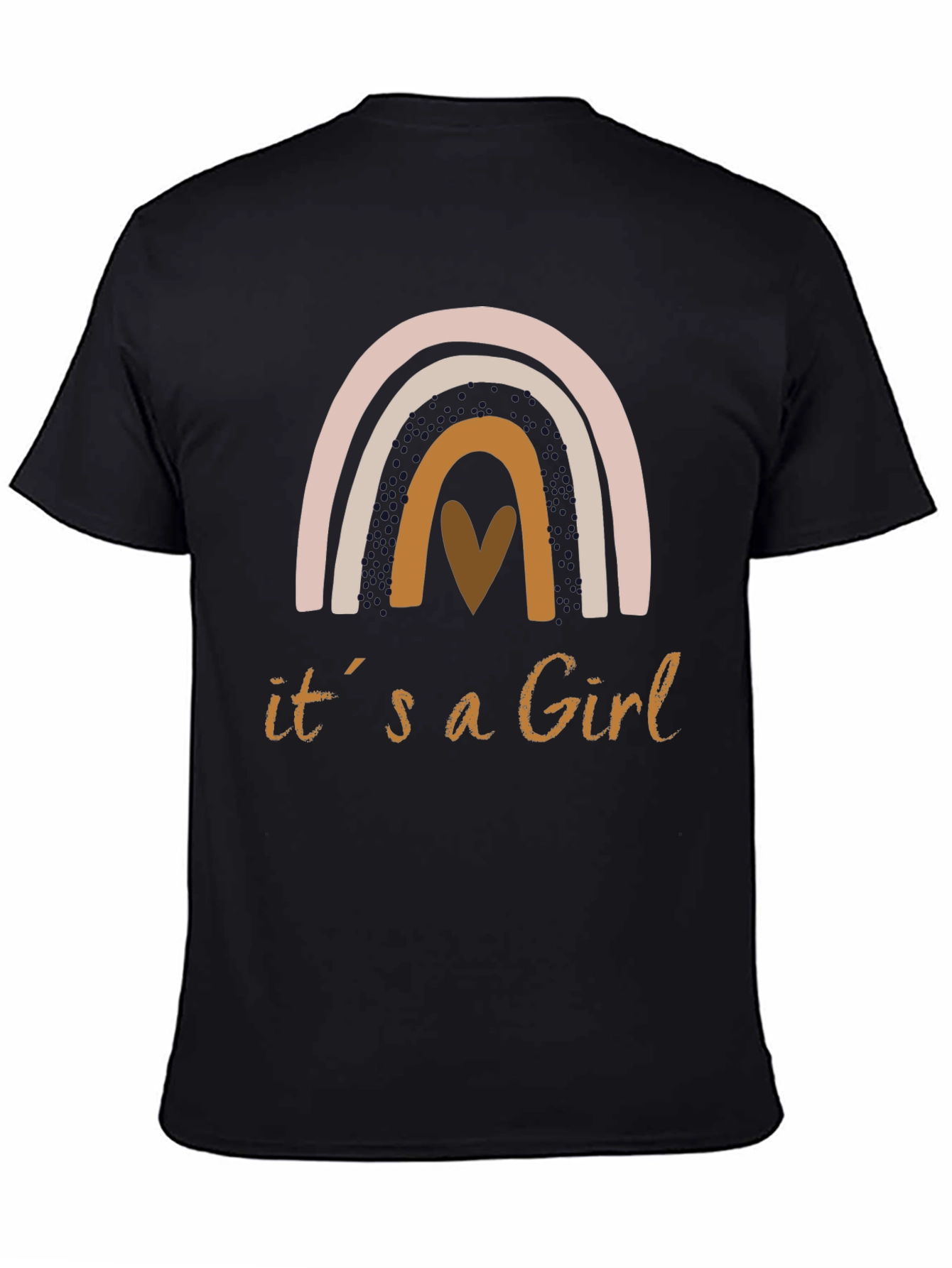 Camiseta Es una Niña con Arcoíris Boho