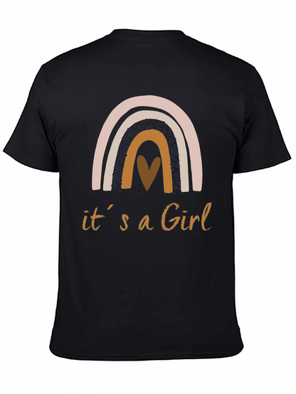 Camiseta Es una Niña con Arcoíris Boho