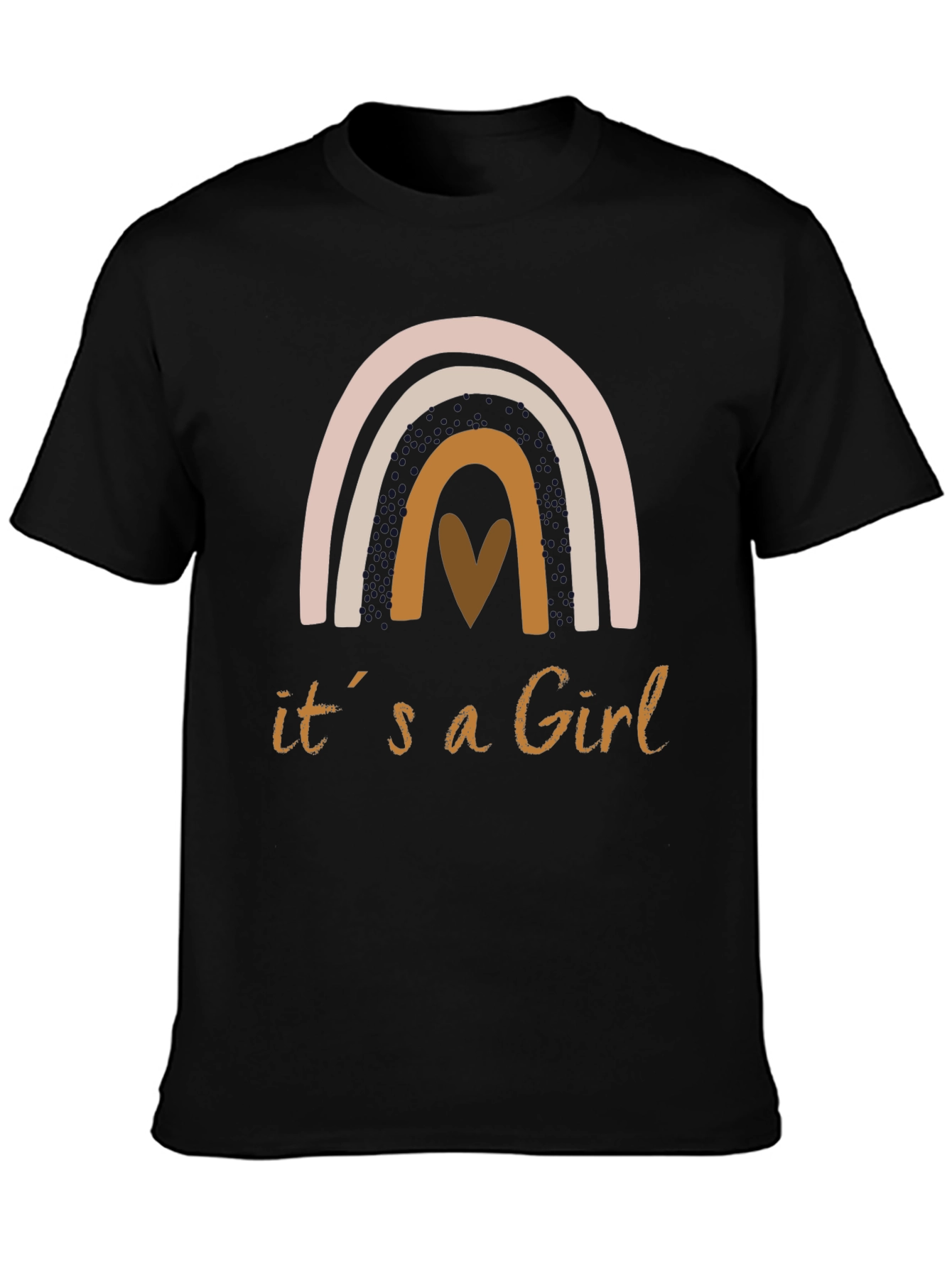 Camiseta Es una Niña con Arcoíris Boho