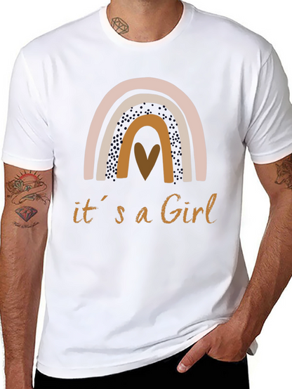 Camiseta Es una Niña con Arcoíris Boho