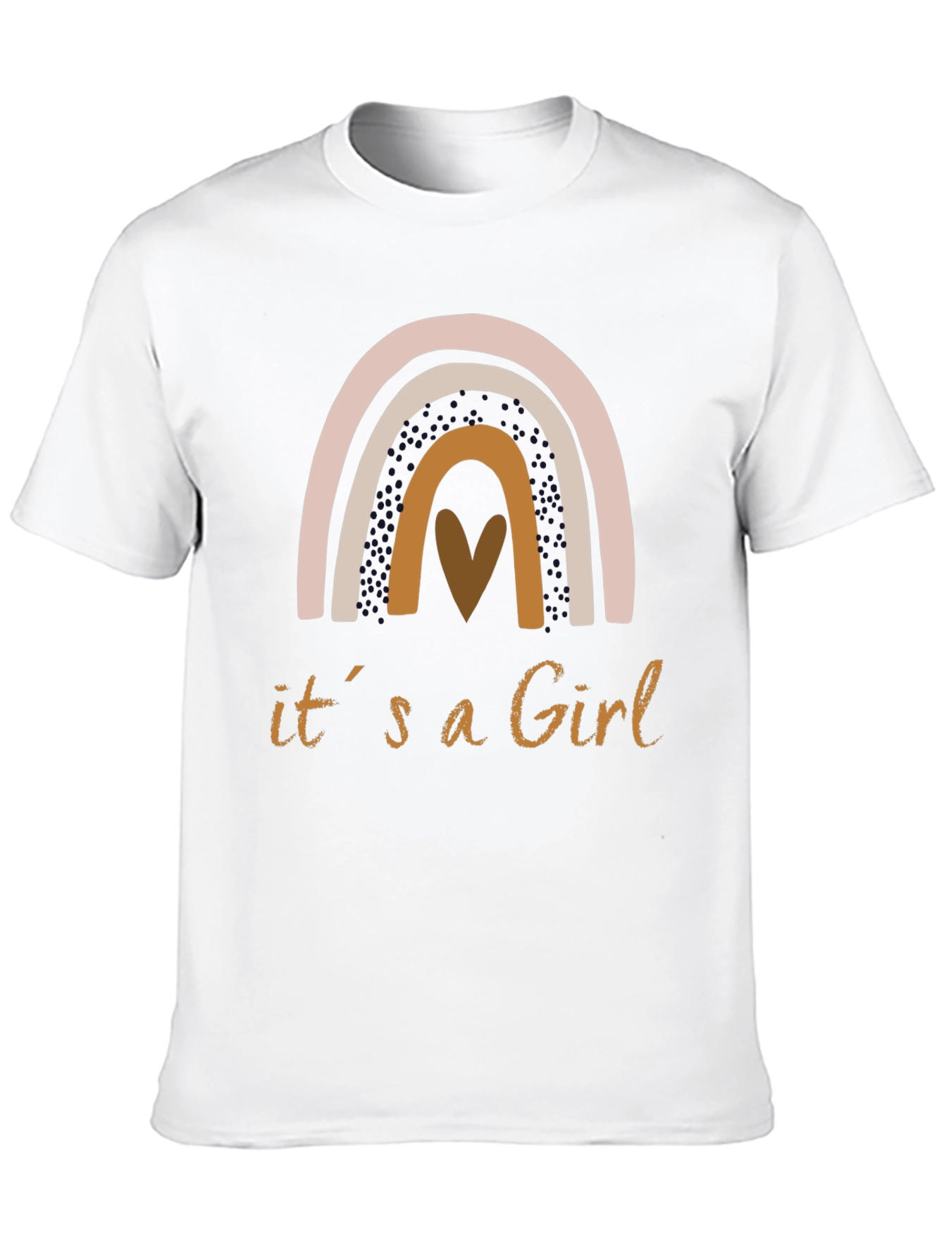Camiseta Es una Niña con Arcoíris Boho