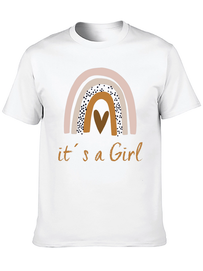 Camiseta Es una Niña con Arcoíris Boho