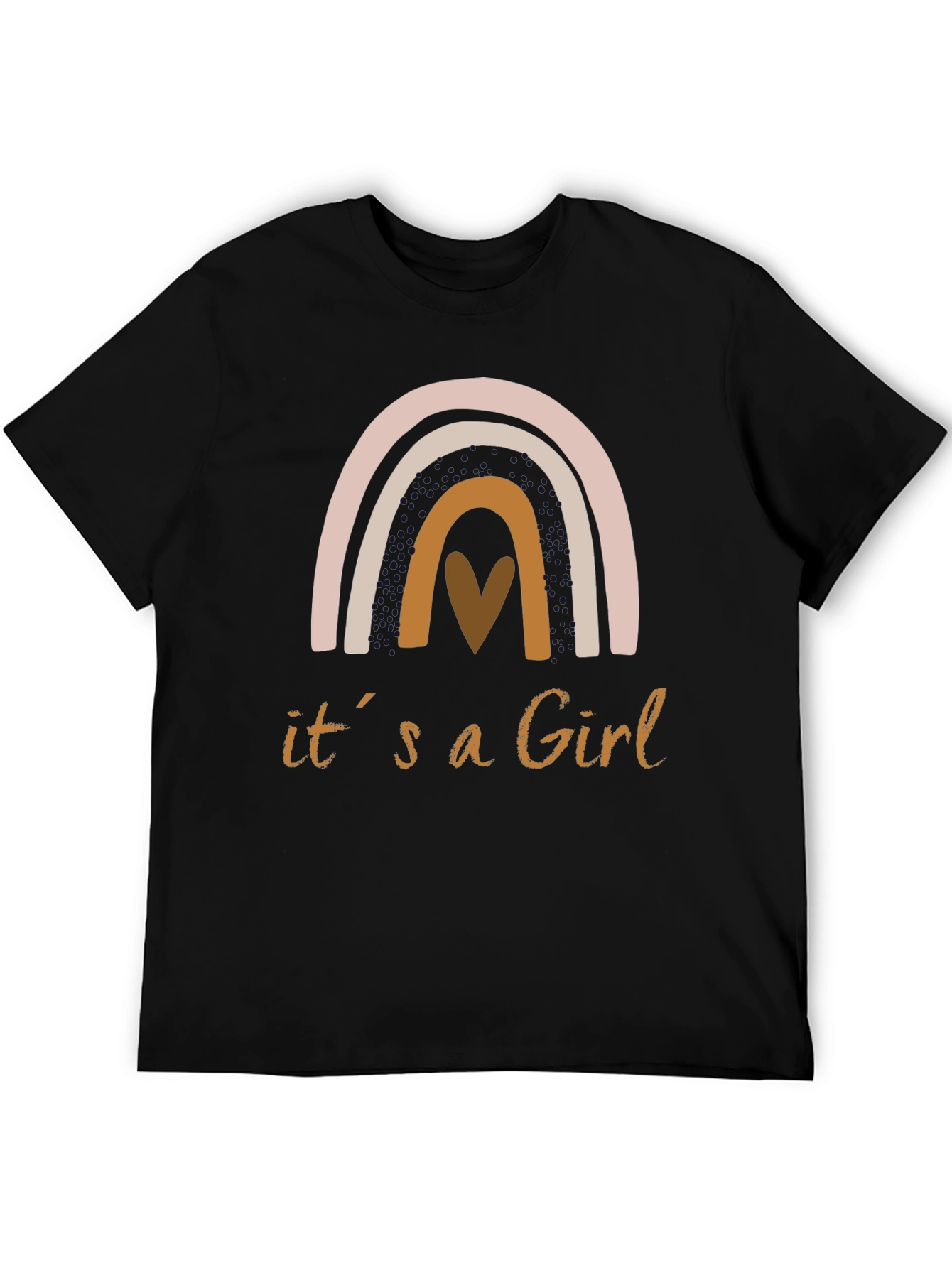 Camiseta Es una Niña con Arcoíris Boho