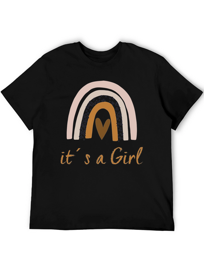 Camiseta Es una Niña con Arcoíris Boho
