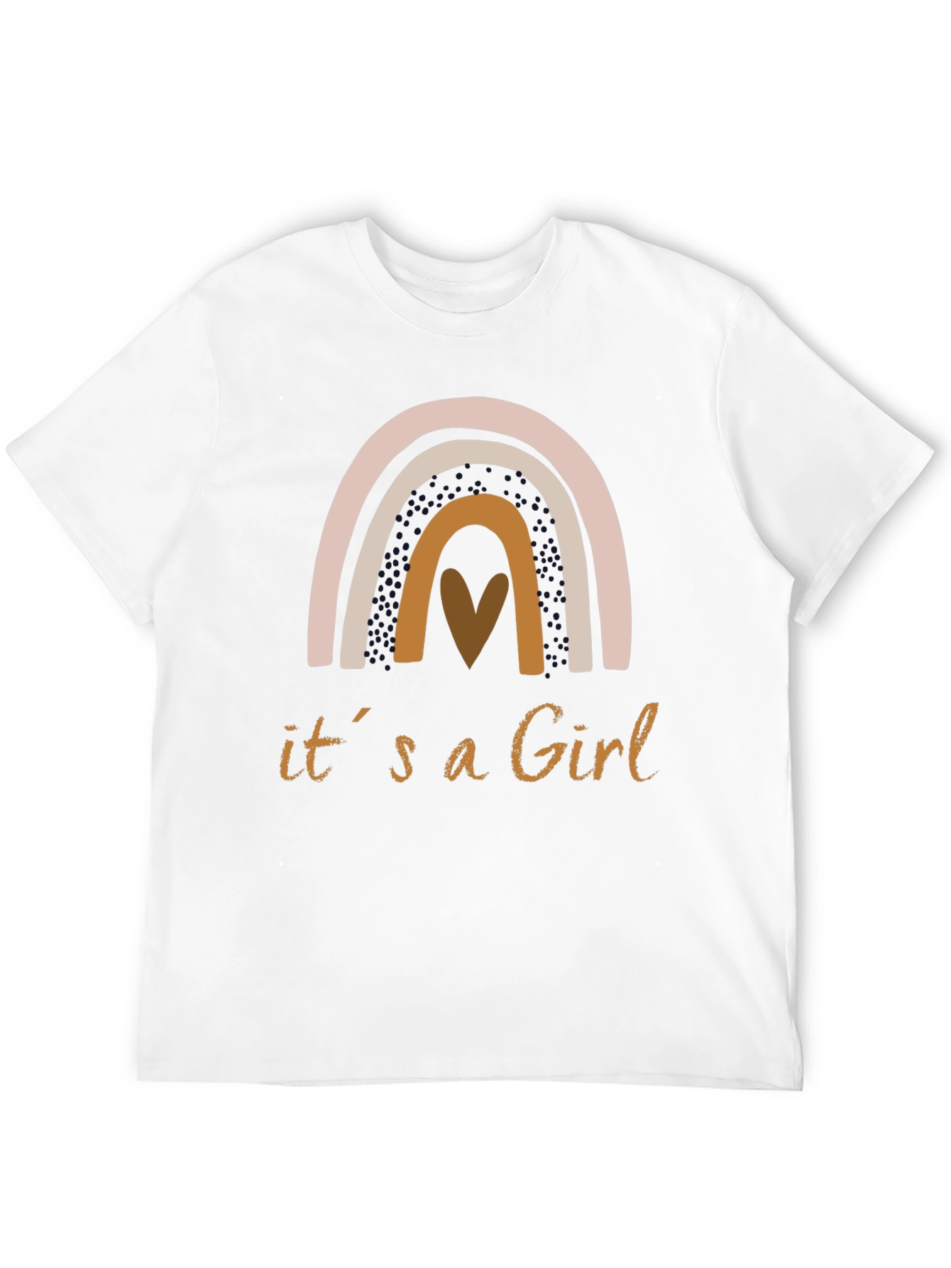 Camiseta Es una Niña con Arcoíris Boho