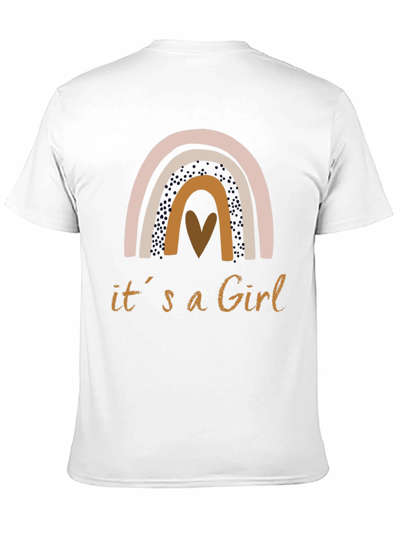 Camiseta Es una Niña con Arcoíris Boho