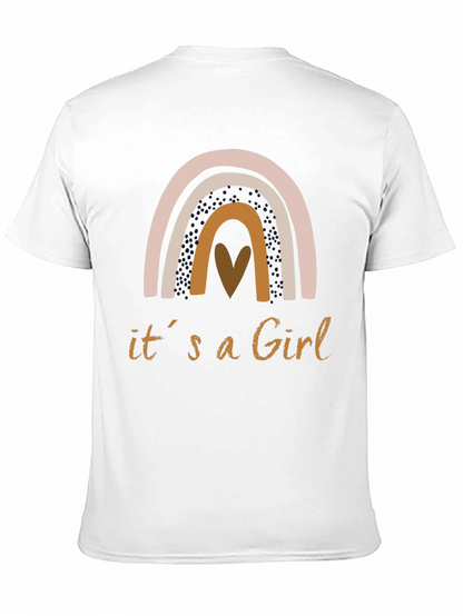 Camiseta Es una Niña con Arcoíris Boho