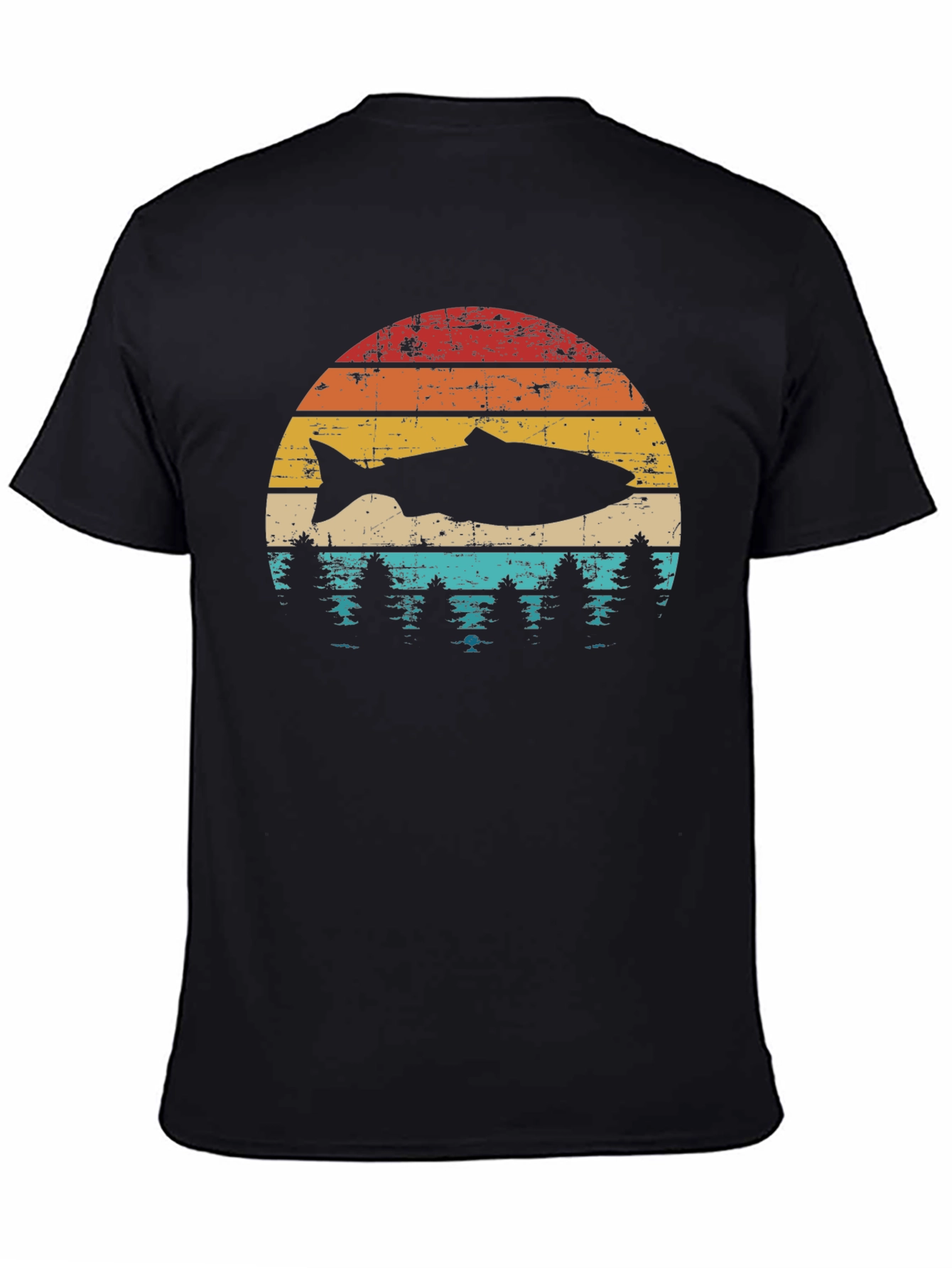 Camiseta Retro Pesca y Naturaleza