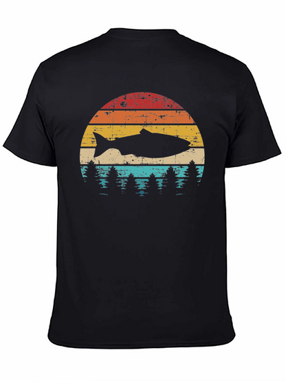 Camiseta Retro Pesca y Naturaleza