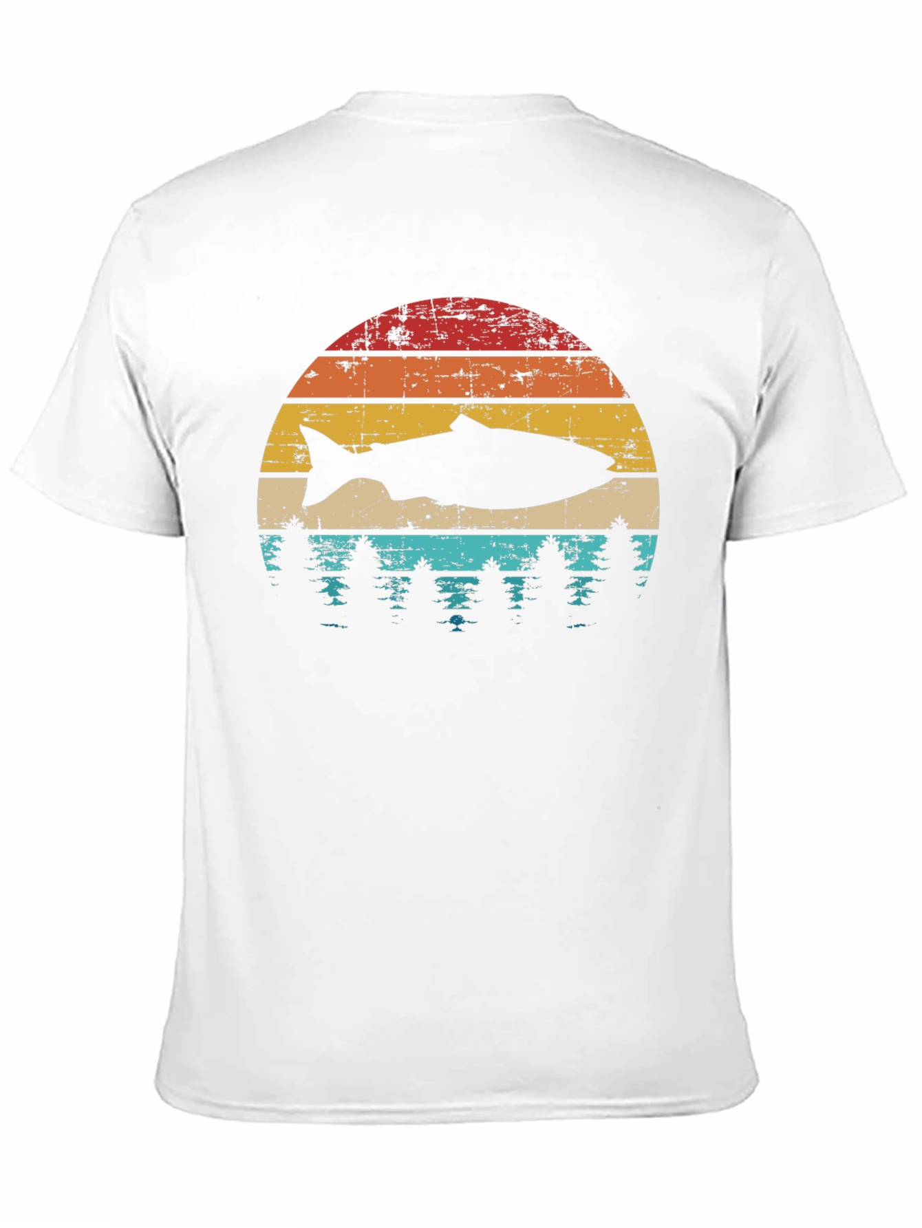 Camiseta Retro Pesca y Naturaleza