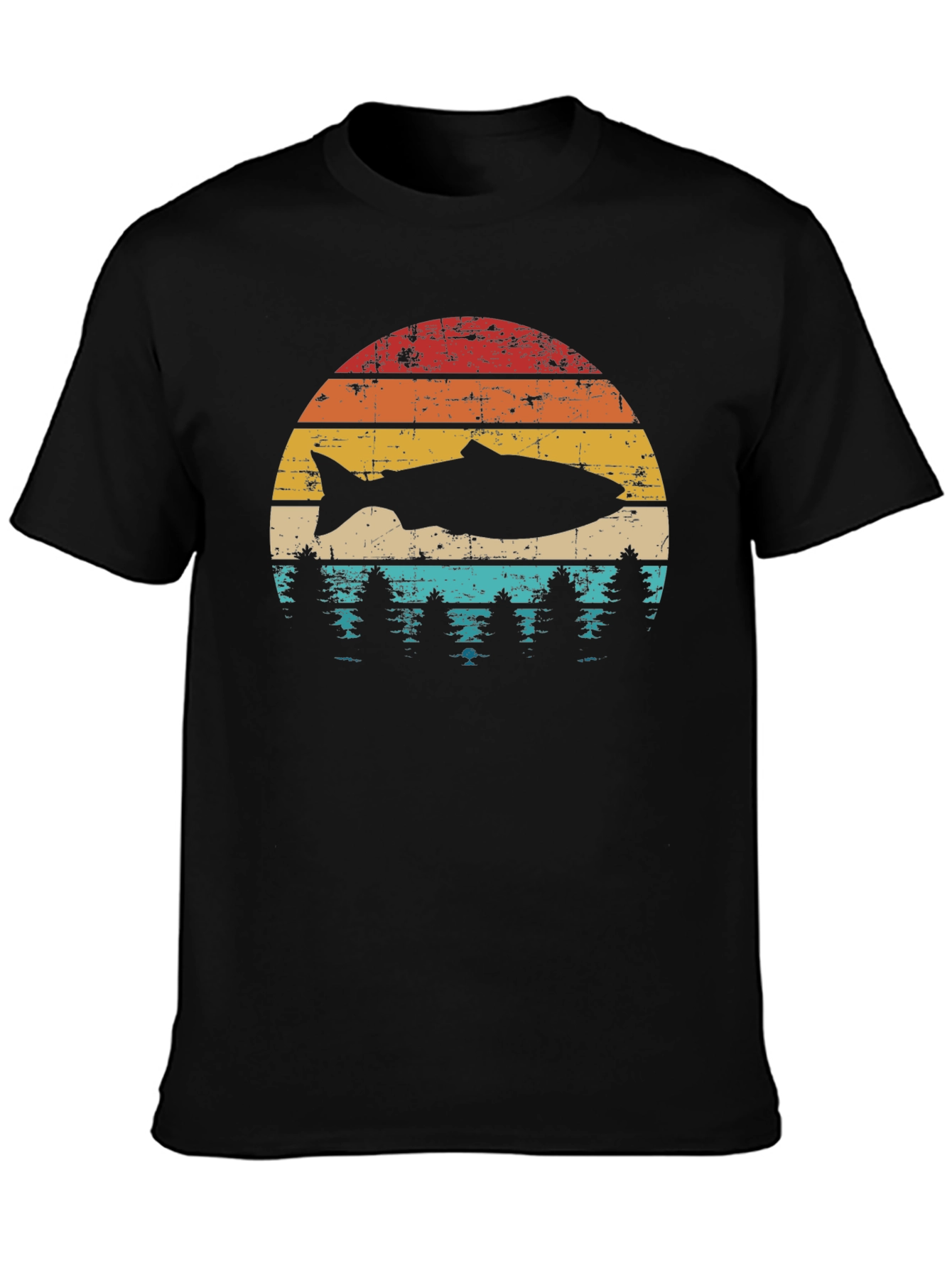 Camiseta Retro Pesca y Naturaleza