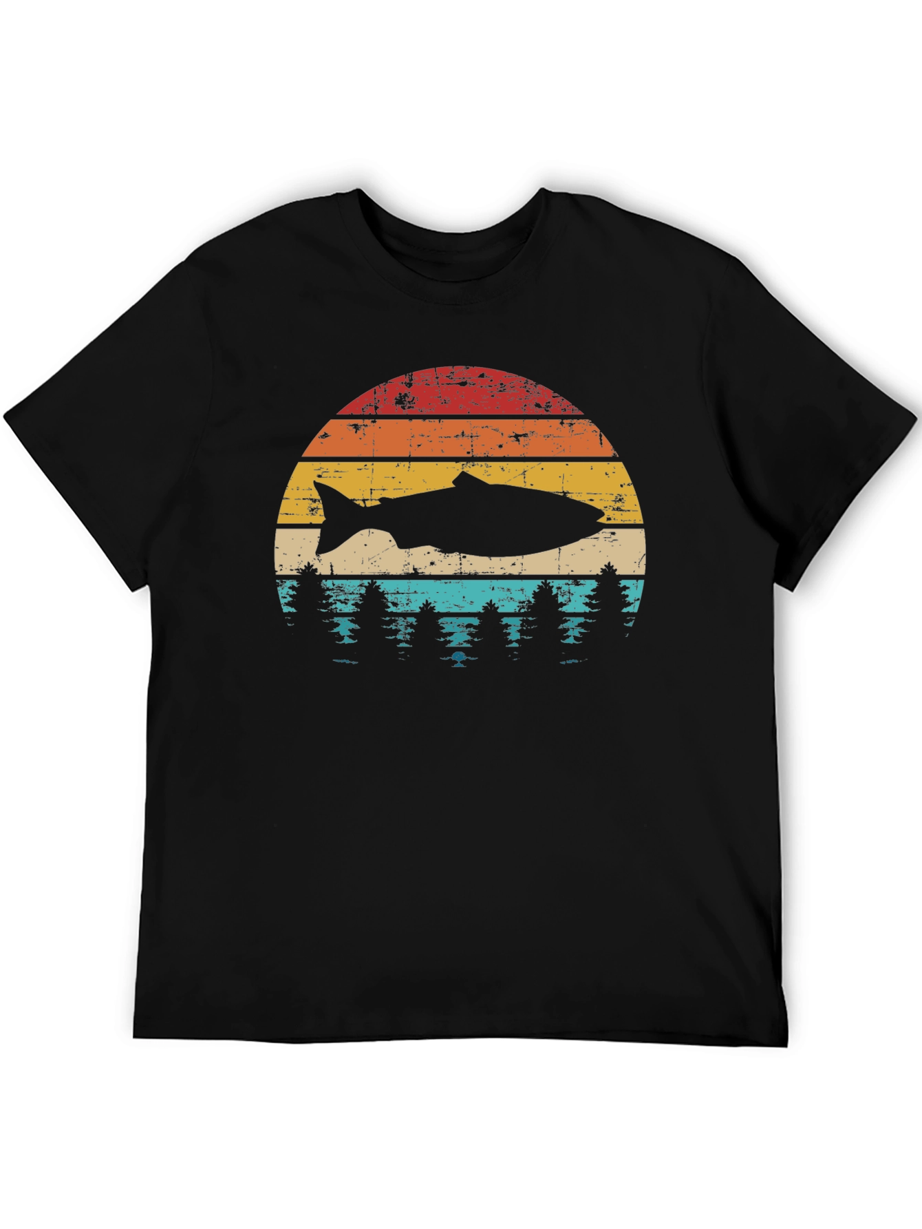 Camiseta Retro Pesca y Naturaleza