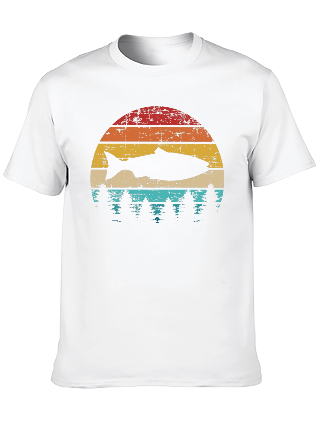 Camiseta Retro Pesca y Naturaleza