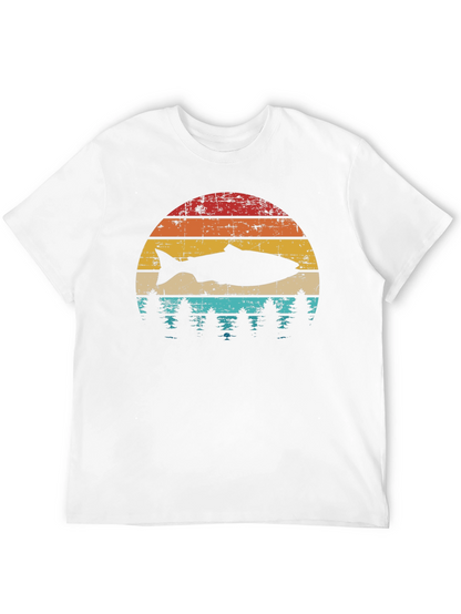 Camiseta Retro Pesca y Naturaleza