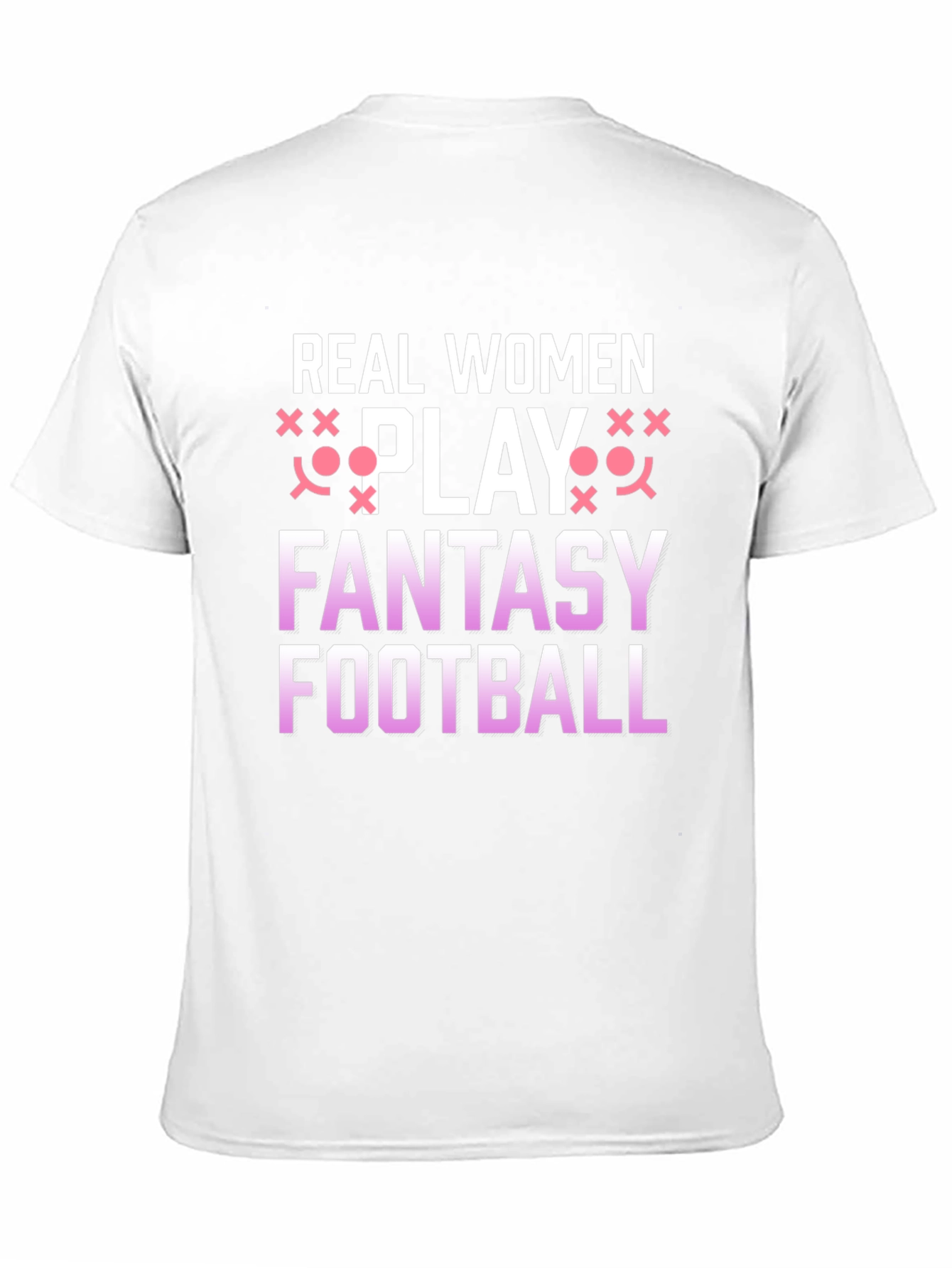 Camiseta Negra Real Women Play Fantasy Football