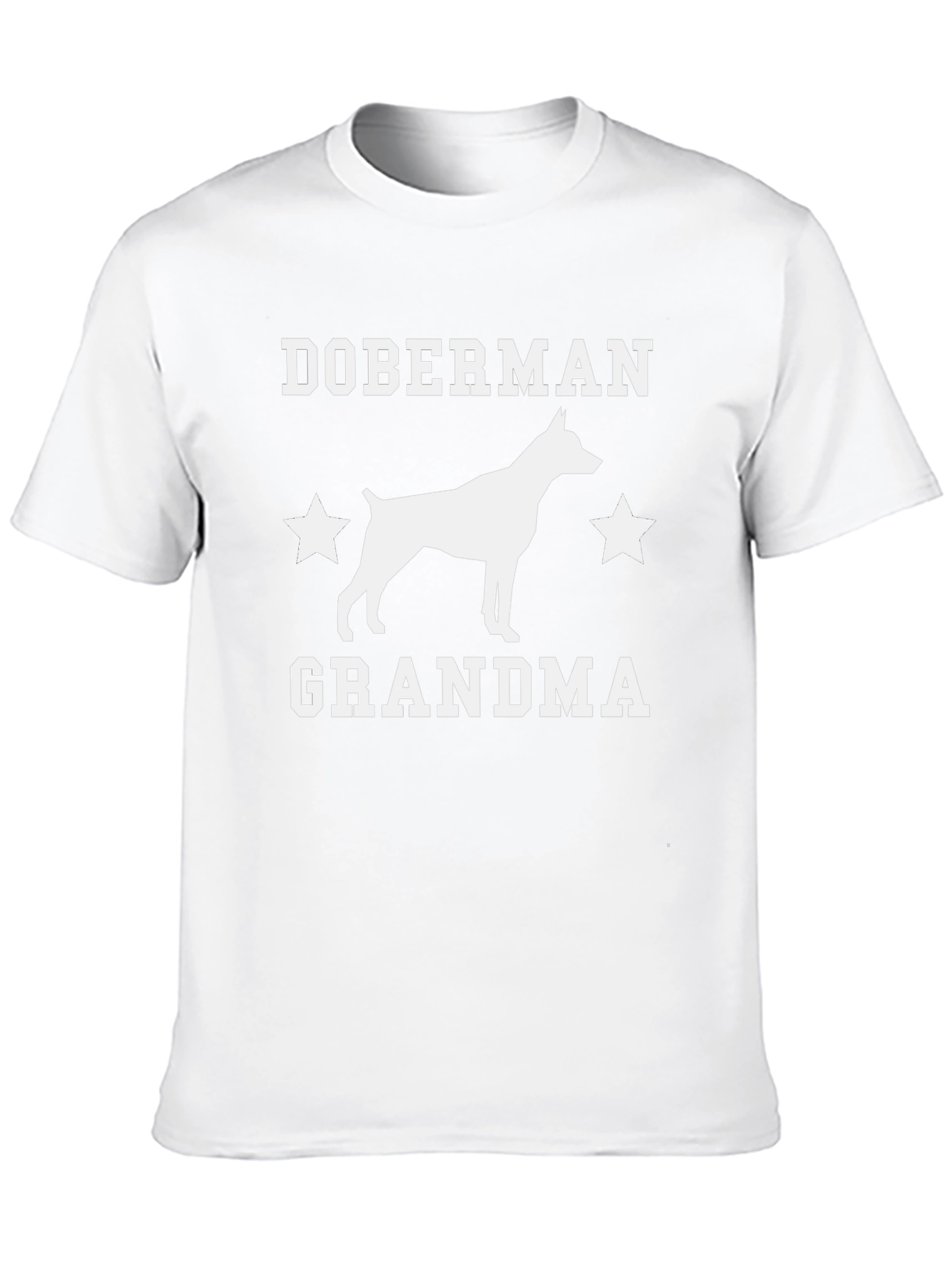 Camiseta Negra Doberman Abuela
