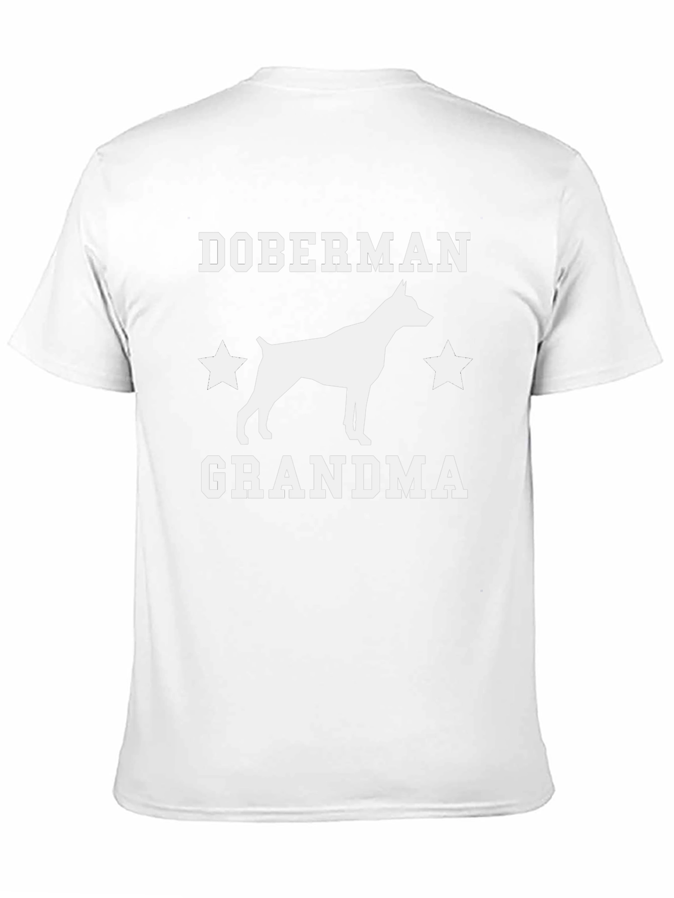 Camiseta Negra Doberman Abuela