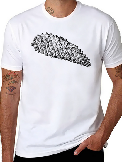 Camiseta Negra con Diseño de Piña