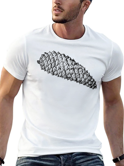Camiseta Negra con Diseño de Piña