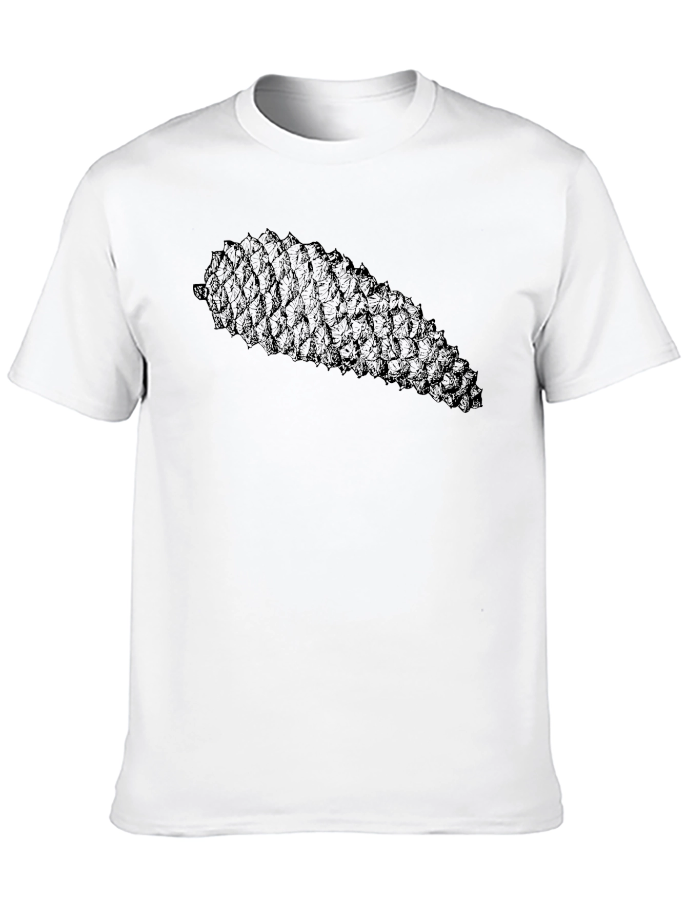 Camiseta Negra con Diseño de Piña