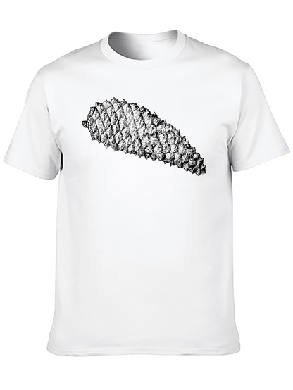 Camiseta Negra con Diseño de Piña