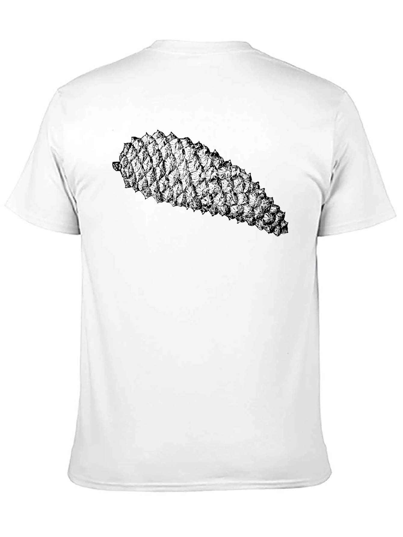Camiseta Negra con Diseño de Piña