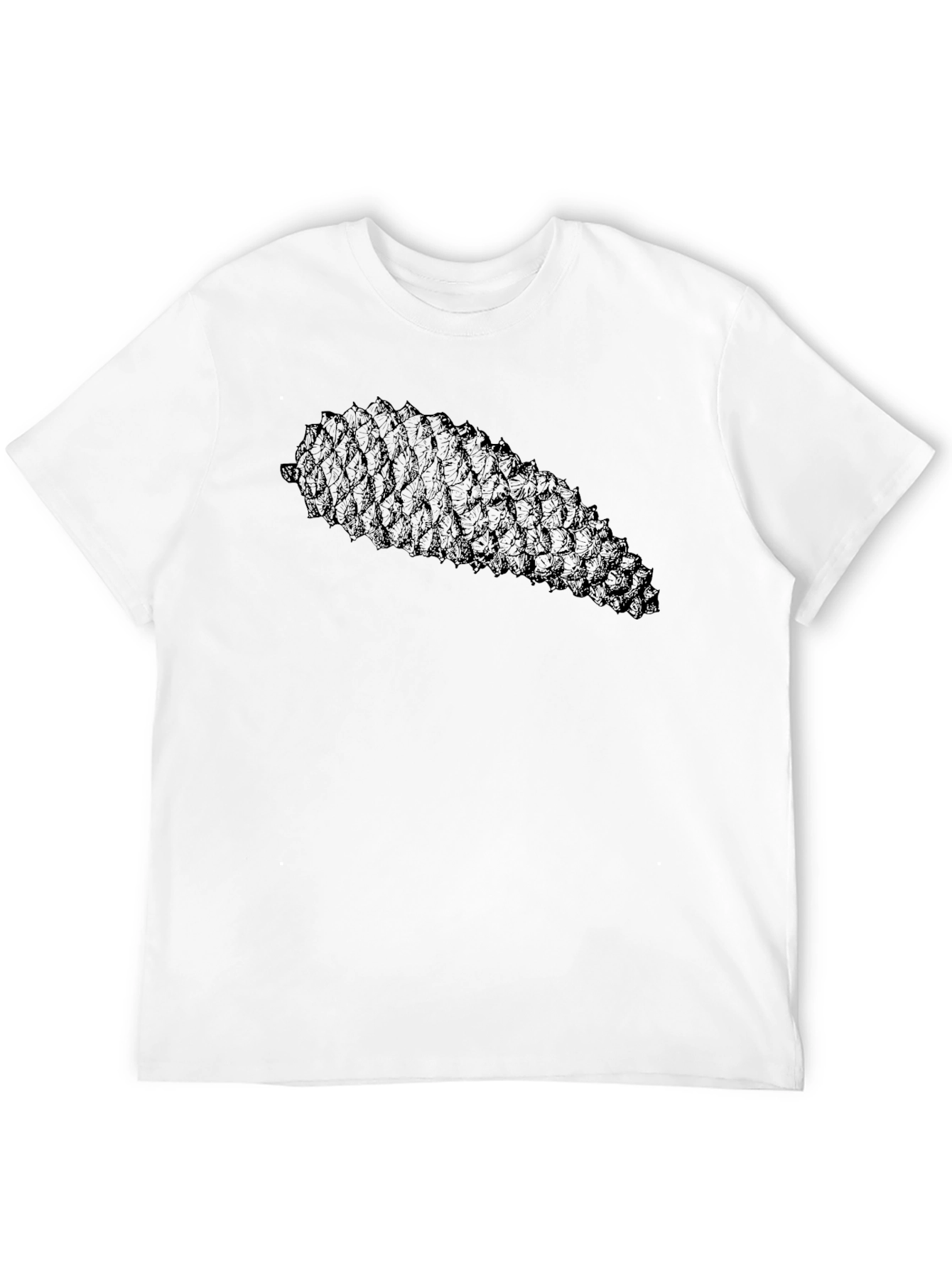 Camiseta Negra con Diseño de Piña