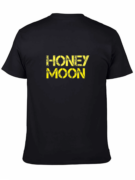 Camiseta Negra Honeymoon para Hombre