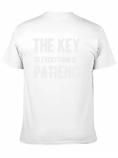 Camiseta Negra: La Paciencia es la Clave