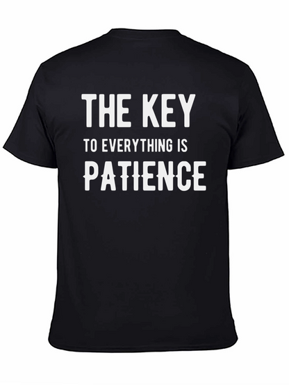 Camiseta Negra: La Paciencia es la Clave