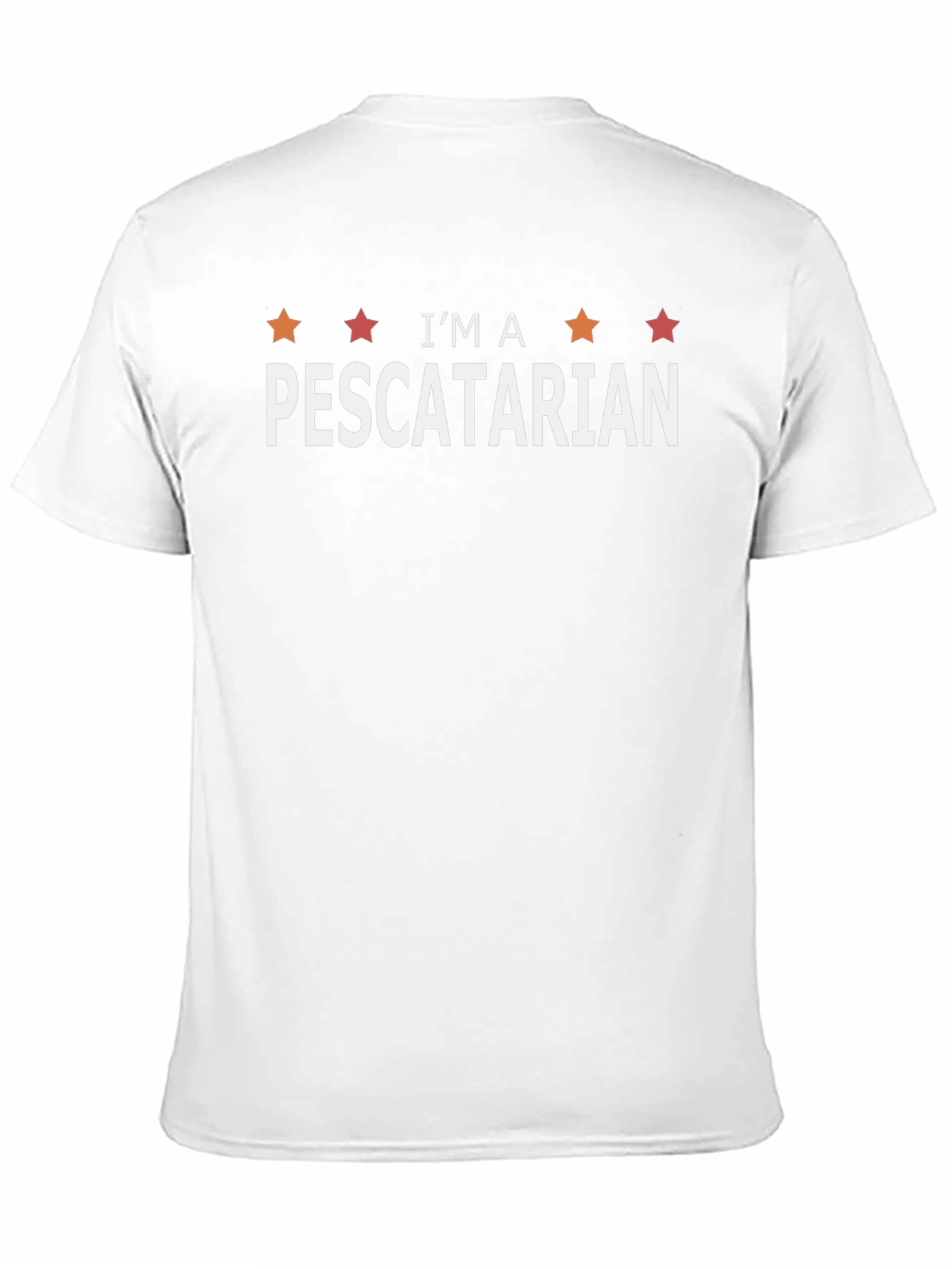 Camiseta Negra Soy Pescatariano