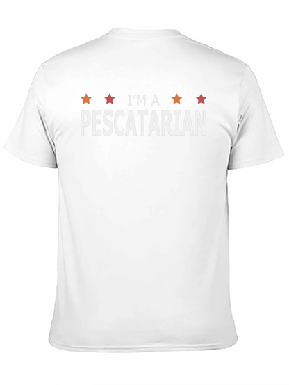 Camiseta Negra Soy Pescatariano