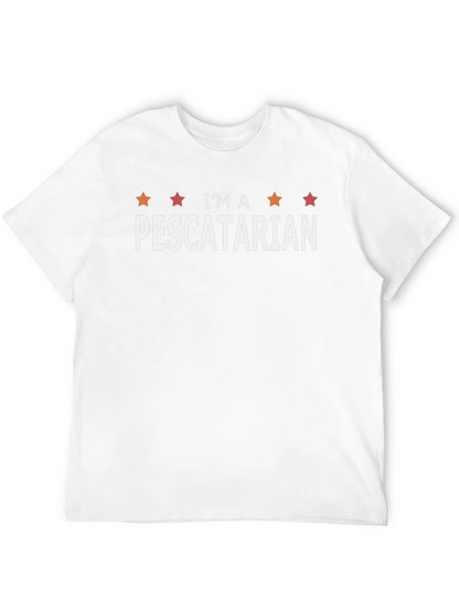Camiseta Negra Soy Pescatariano