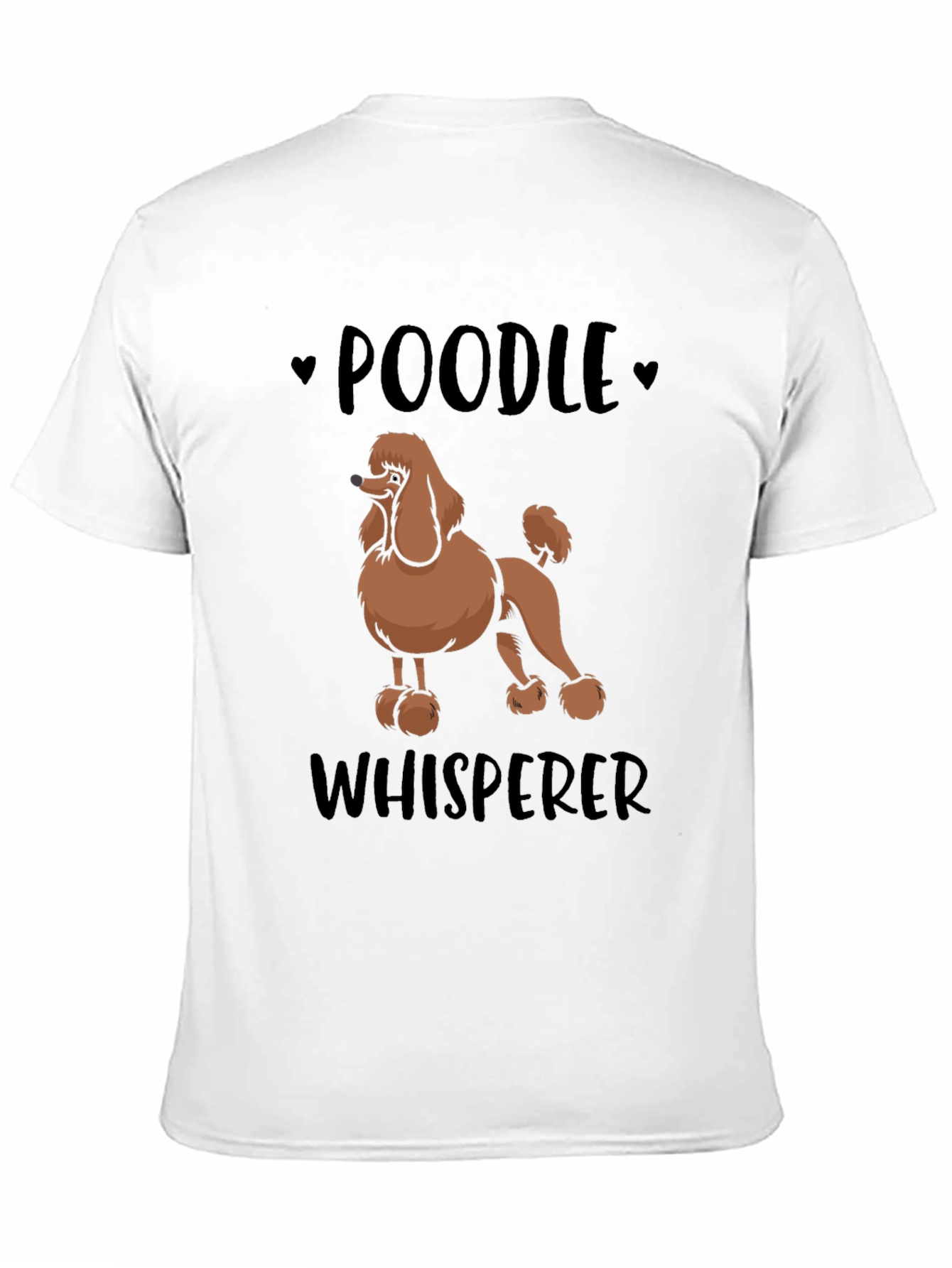 Camiseta Negra Poodle Whisperer