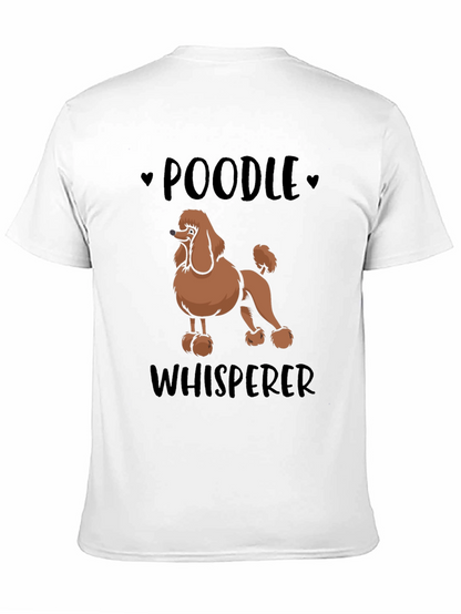 Camiseta Negra Poodle Whisperer