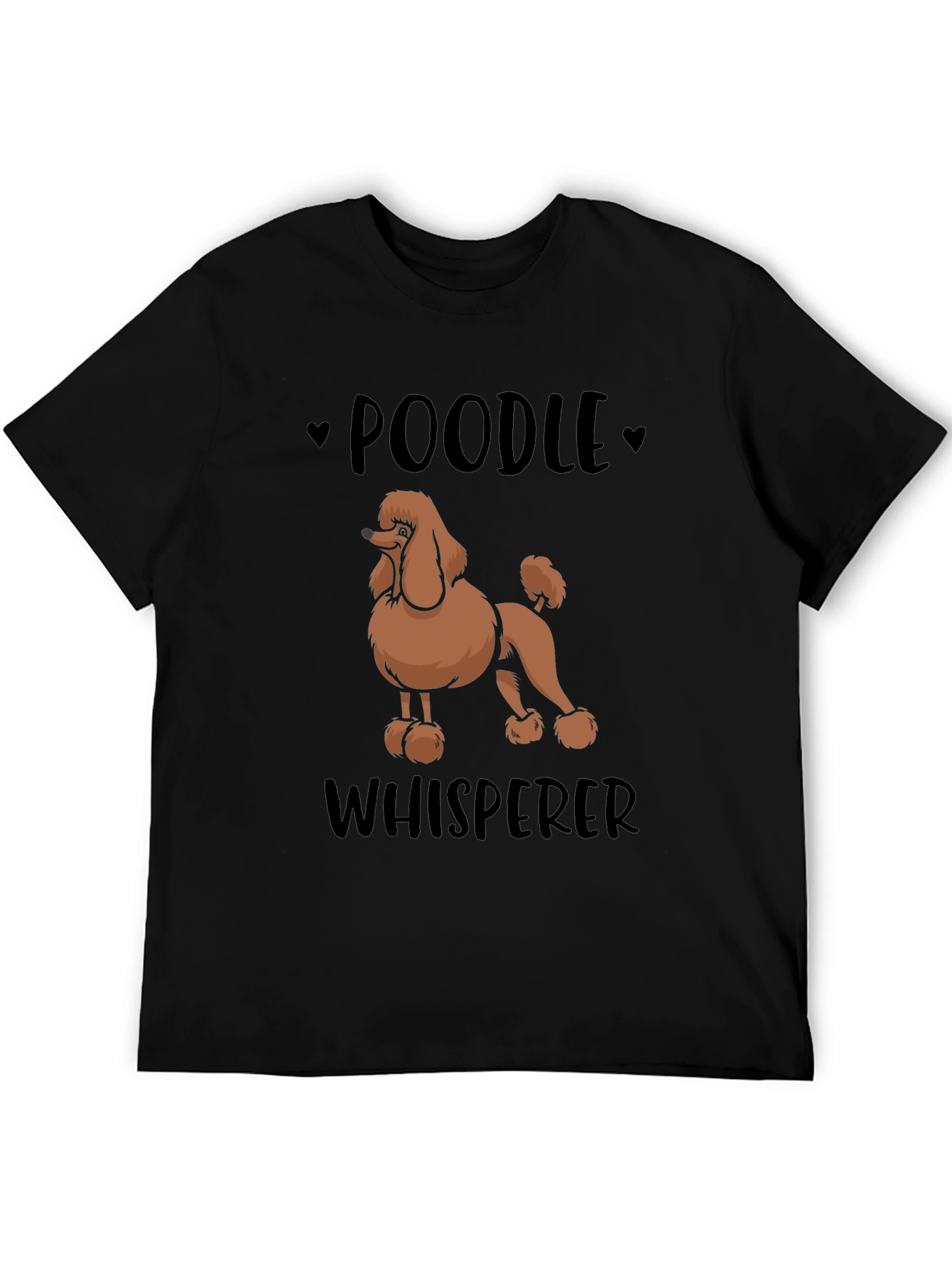 Camiseta Negra Poodle Whisperer