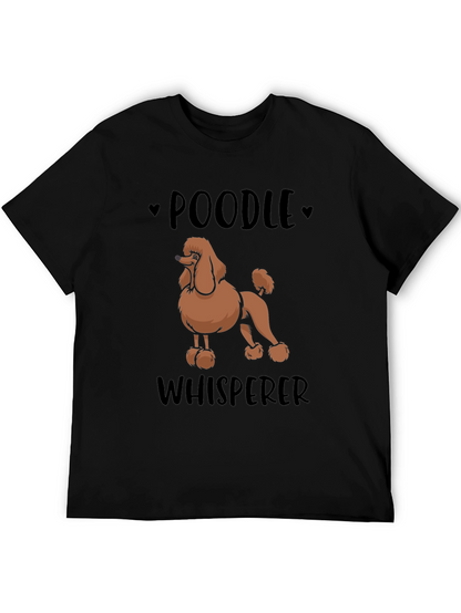 Camiseta Negra Poodle Whisperer