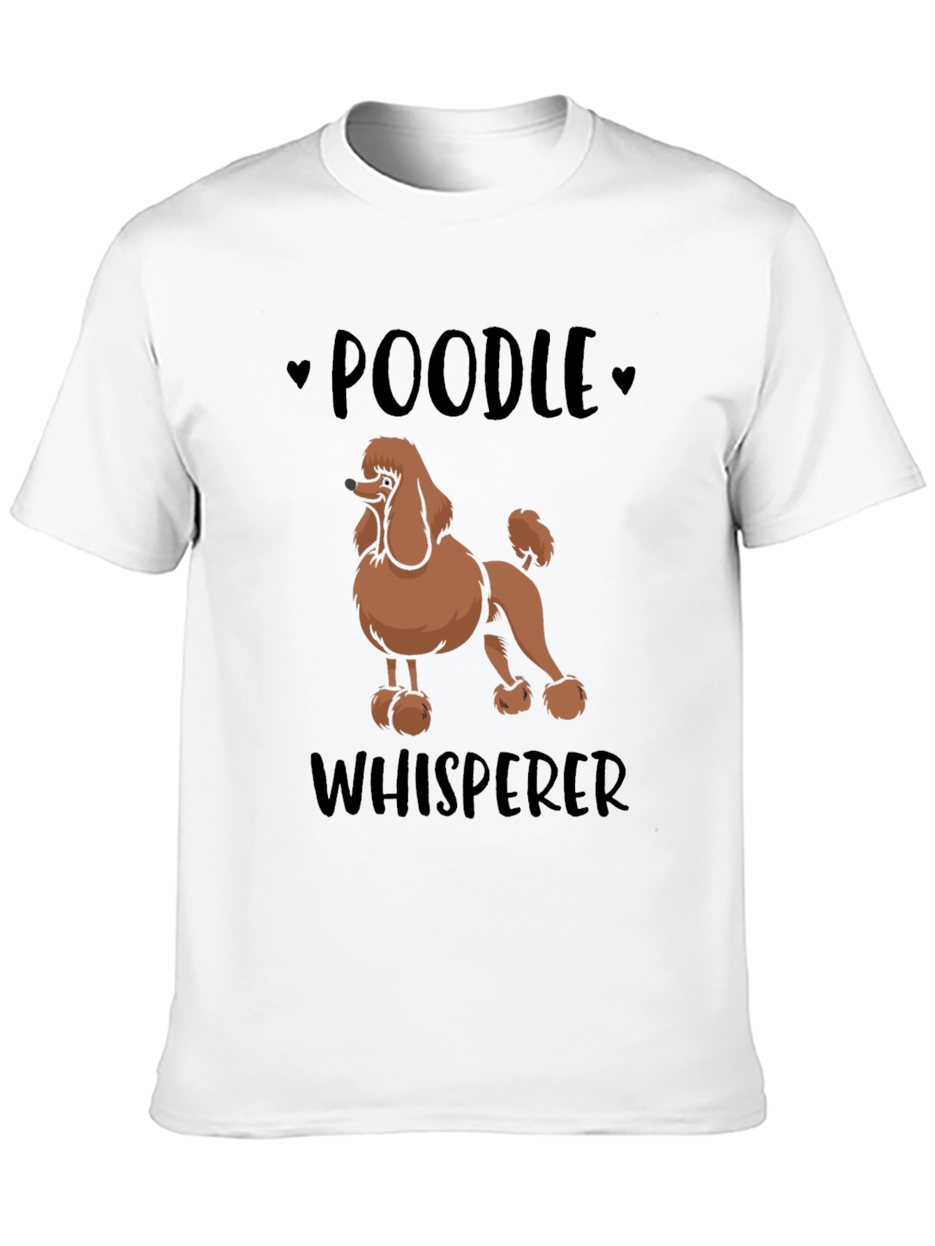 Camiseta Negra Poodle Whisperer