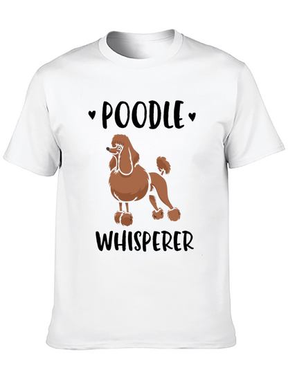 Camiseta Negra Poodle Whisperer