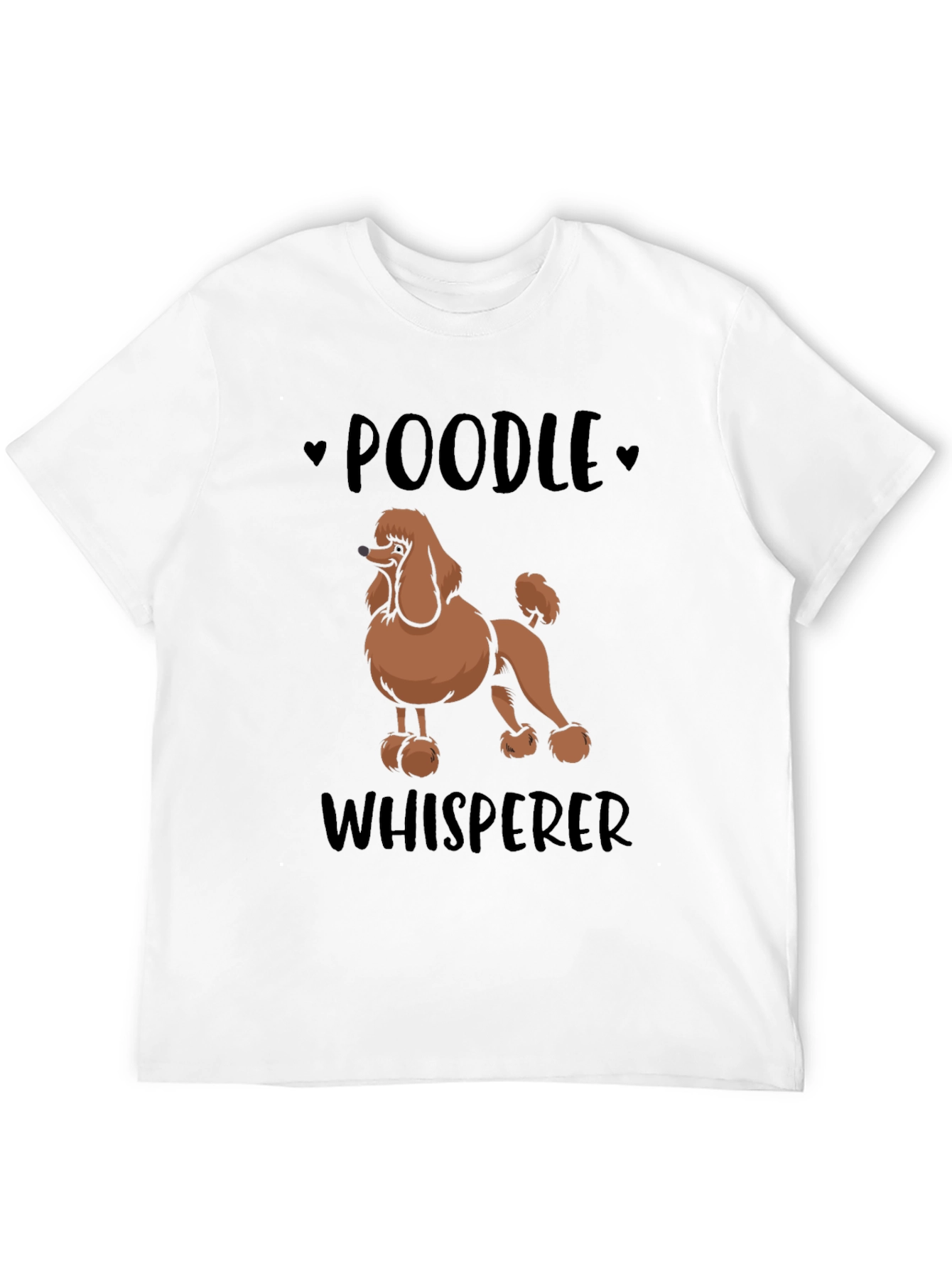 Camiseta Negra Poodle Whisperer