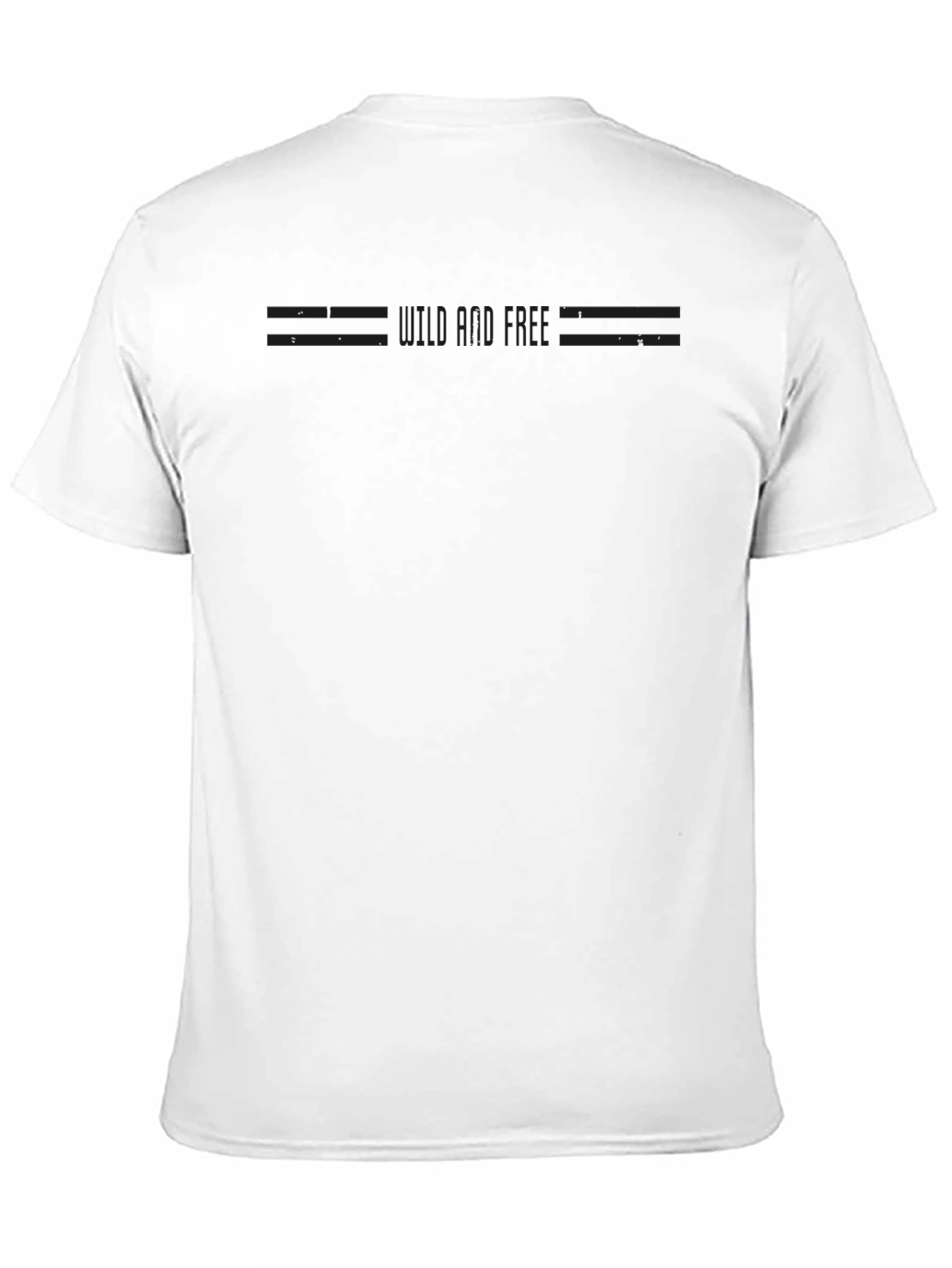 Camiseta Negra Casual de Hombre