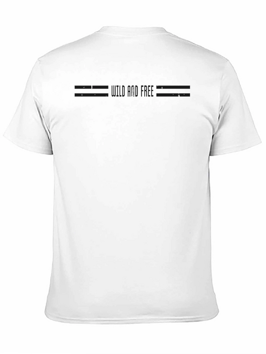 Camiseta Negra Casual de Hombre