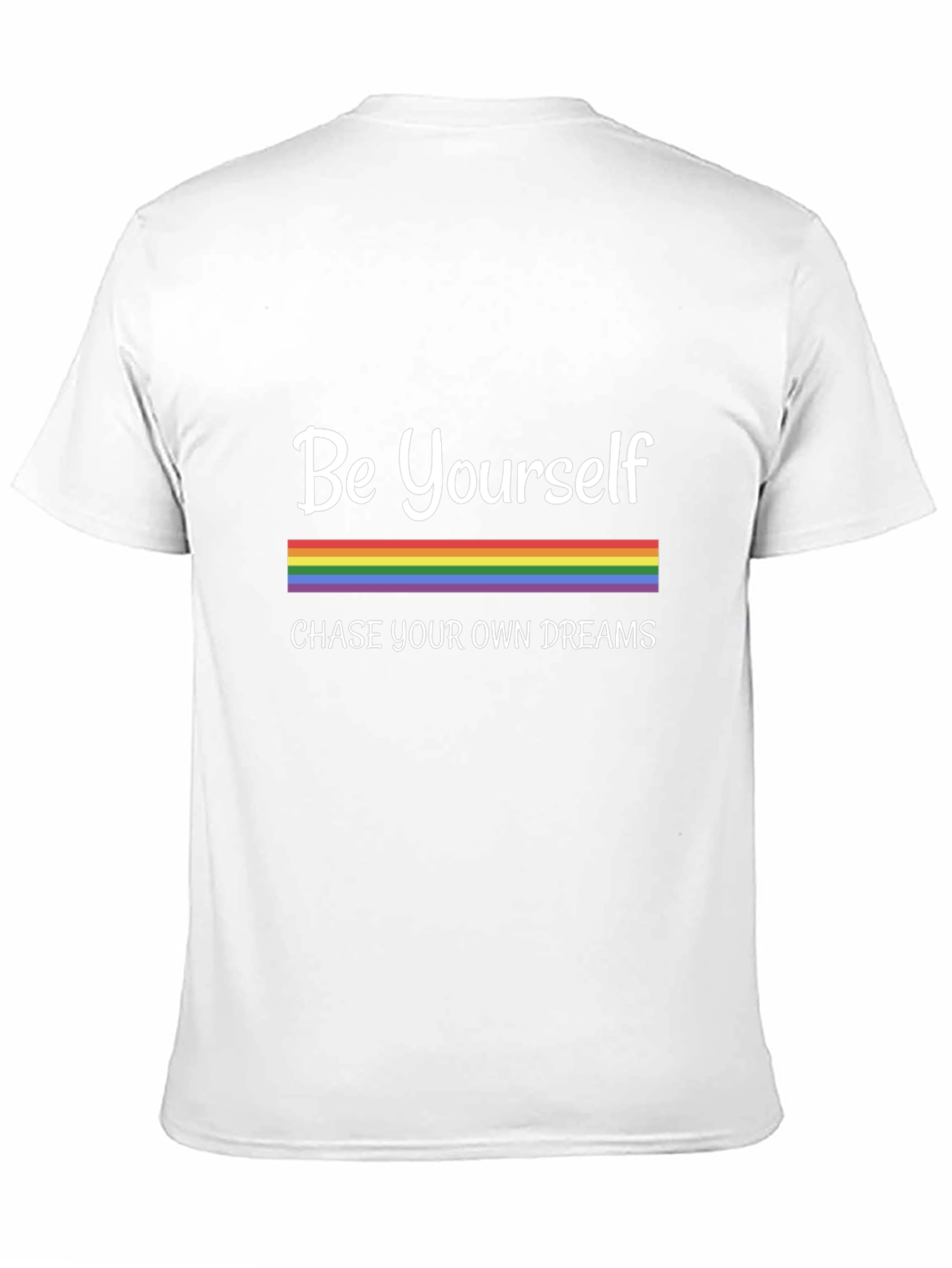 Camiseta Negra Sé Tú Mismo con Orgullo LGBTQ+