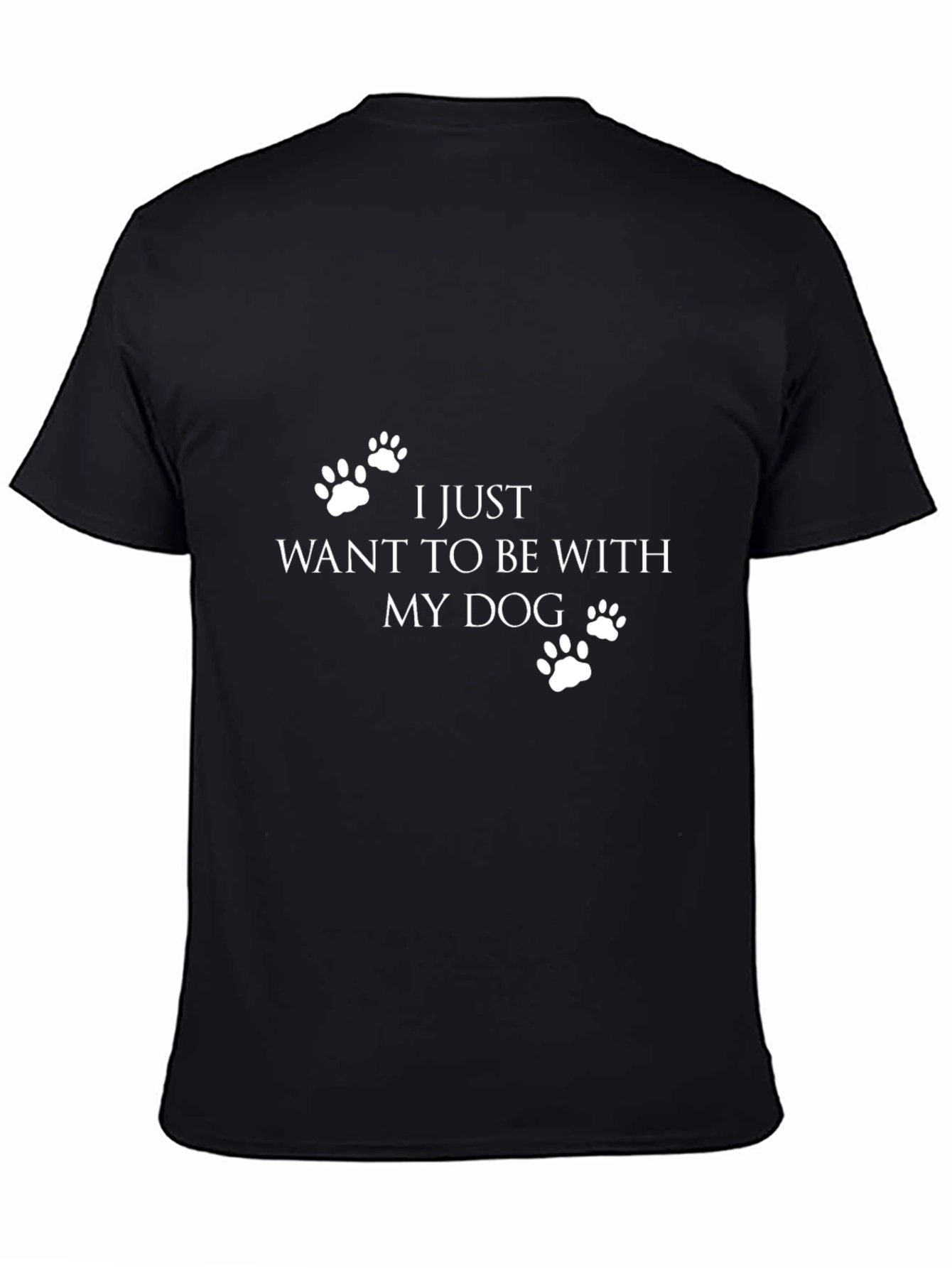 Camiseta Negra Amo a mi Perro