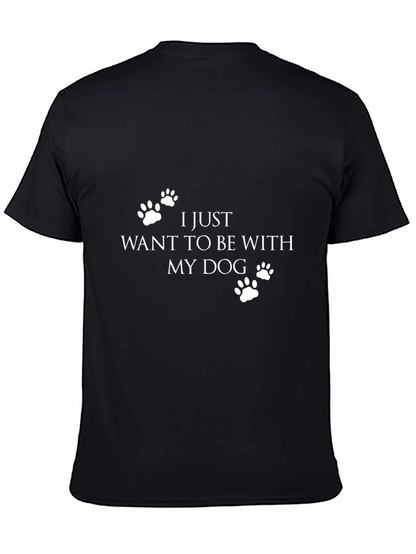 Camiseta Negra Amo a mi Perro