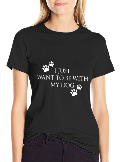 Camiseta Negra Amo a mi Perro