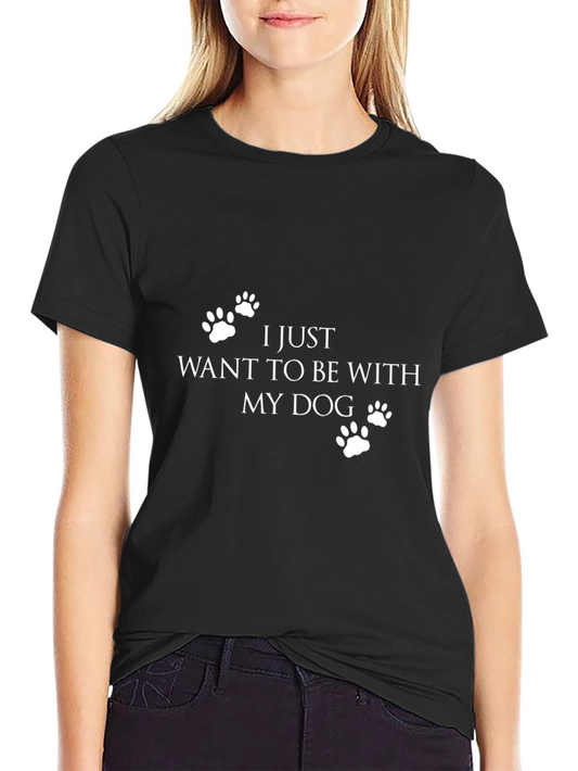 Camiseta Negra Amo a mi Perro